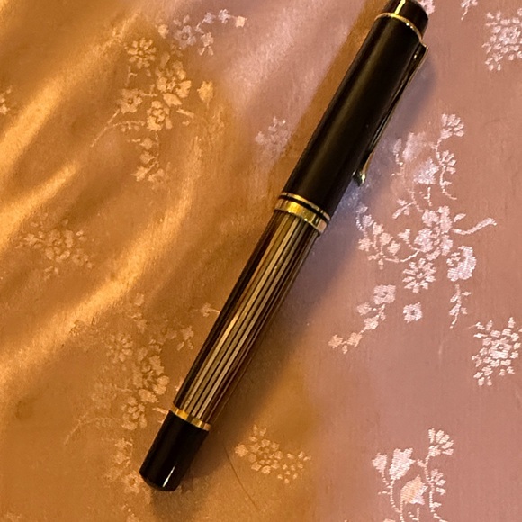Elegant Black and Gold Pen by pelican Germany